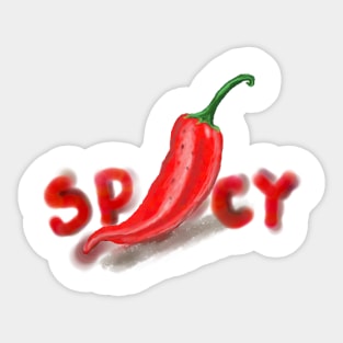 Spicy food Sticker